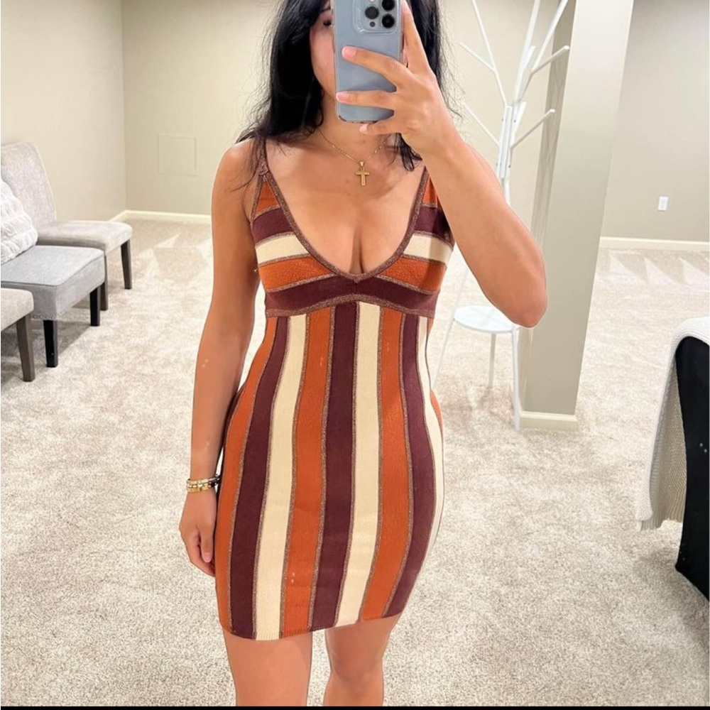 Striped Mini Dress